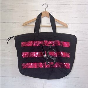 Victoria’s Secret sequin large tote bag